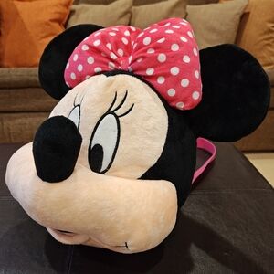 Disney Wearable Stuffed Minnie Mouse with Hidden Pocket